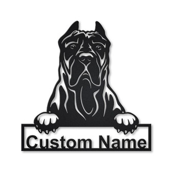 Personalized Presa Canario Dog Metal Sign Art | Custom Presa Canario Dog Metal Sign | Animal Funny | Father's Day Gift | Pets Gift - Thegiftio UK