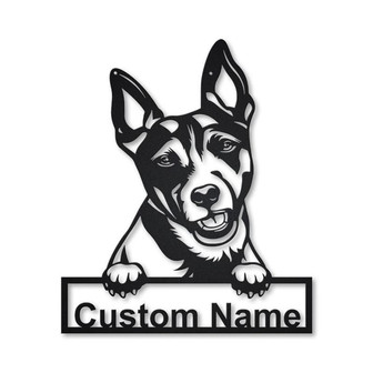 Personalized Rat Terrier Dog Metal Sign Art | Custom Rat Terrier Dog Metal Sign | Animal Funny | Father's Day Gift | Pets Gift |Birthay Gift - Thegiftio UK