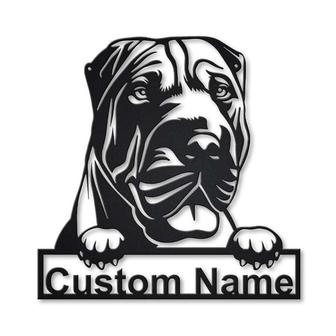 Personalized Shar Pei Dog Metal Sign Art | Custom Shar Pei Dog Metal Sign | Animal Funny | Father&#39;s Day Gift | Pets Gift | Birthday Gift - Thegiftio UK