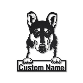 Personalized Smooth Collie Dog Metal Sign Art | Custom Smooth Collie Dog Metal Sign | Boxer Dog Funny | Dog Gift | Animal Custom - Thegiftio UK
