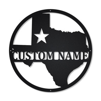 Personalized State Texas Metal Sign Art | Custom State Texas Metal Sign | State Texas Funny | State Custom - Thegiftio