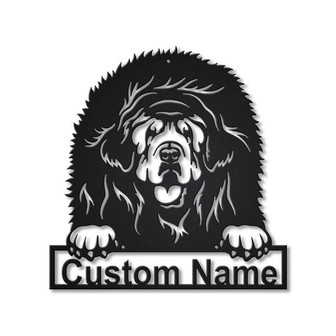 Personalized Tibetan Mastiff Dog Metal Sign Art | Custom Tibetan Mastiff Dog Metal Sign | Dog Gift | Birthday Gift | Animal Funny - Thegiftio UK