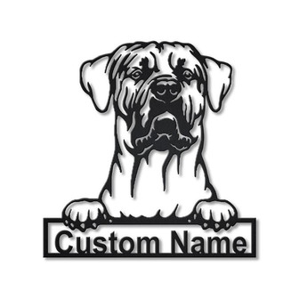 Personalized Tosa Inu Dog Metal Sign Art | Custom Tosa Inu Dog Metal Sign | Dog Gift | Birthday Gift | Animal Funny - Thegiftio UK