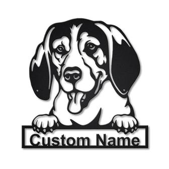Personalized Treeing Walker Coonhound Dog Metal Sign Art | Custom Treeing Walker Coonhound Dog Metal Sign | Father&#39;s Day Gift | Pets Gift - Thegiftio UK