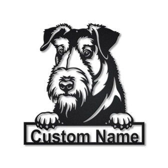 Personalized Velshterer Dog Metal Sign Art | Custom Velshterer Dog Metal Sign | Dog Gift | Birthday Gift | Animal Funny - Thegiftio UK