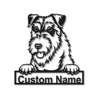 Personalized Wales Terrier Dog Metal Sign Art | Custom Wales Terrier Dog Metal Sign | Dog Gift | Birthday Gift | Animal Funny - Thegiftio UK