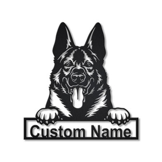 Personalized West Gothic Dog Metal Sign Art | Custom West Gothic Dog Metal Sign | Dog Gift | Animal Funny | Birthday Gift - Thegiftio