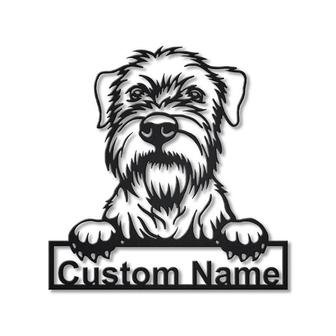 Personalized Wheaten Terrier Dog Metal Sign Art | Custom Wheaten Terrier Dog Metal Sign | Dog Gift | Birthday Gift | Animal Funny - Thegiftio UK