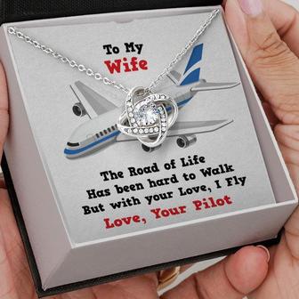 Pilot's Wife - Love Knot Necklace - Thegiftio UK