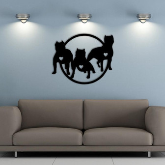 Pit Bull Sign, Pit Bull ,metal sign,Housewarming Gift,pit,dog sign,Sign,Outdoor Metal Sign,dog art,Pit bullies,name,Christmas gift,wall sign - Thegiftio UK