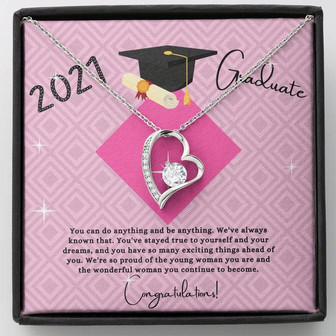 Popular Graduate Love Knot Necklace For Her - Thegiftio UK