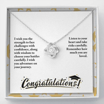 Love Knot Necklace | Personalized Gift For Graduation! - Thegiftio UK