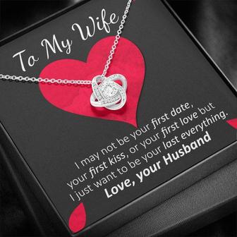 Love Knot Necklace | Personalized Gift For Your Loving Wife - Thegiftio UK