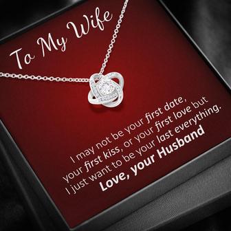 Love Knot Necklace | Personalized Gift For Your Loving Wife - Thegiftio UK