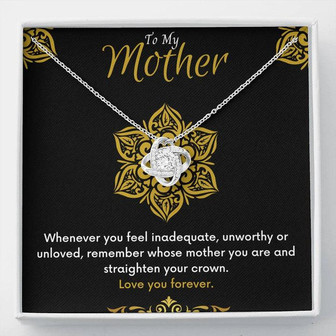 Queen Mother Love Knot Necklace - Thegiftio UK