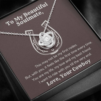 Ride With You Till The Very End - Love Knot Necklace - Thegiftio UK