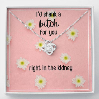 Right In The Kidney - Love Knot Necklace - Thegiftio UK