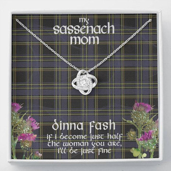 Sassenach Mom Celtic Love Knot Necklace - Thegiftio UK
