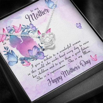 She Is Superwoman - Love Knot Necklace - Thegiftio