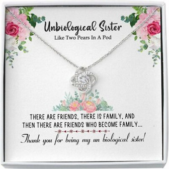 Sister Necklace, Bonus Sister Necklace Unbiological Sister Two Peas In A Pod , Best Friend Necklace - Thegiftio UK