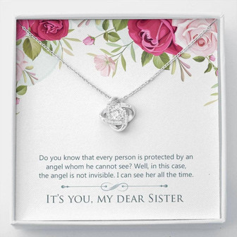 Sister Necklace, Gift For Sister, Sisters Gift, Sister Birthday Christmas Necklace - Thegiftio UK