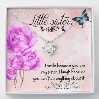 Sister Necklace, Gift For Sister, Sisters Gift, Little Sister Necklace, Sister Birthday Gift - Thegiftio UK