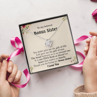 Sister Necklace, Special Gift For Bonus Sister, Gift For Bonus Sister, Bonus Sister Necklace, Sister In Law Gift, Sister Of The Groom - Thegiftio UK