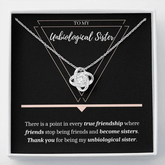 Sister Necklace, Unbiological Sister Gift, Best Friend Necklace, Big Little Sorority, Soul Sister, Bridesmaid Gift - Thegiftio UK