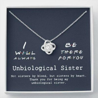 Sister Necklace, Unbiological Sister Necklace , Best Friend Soul Sister Sister-In-Law Gift - Thegiftio UK