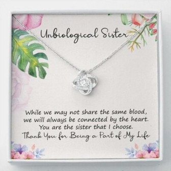 Sister Necklace, Unbiological Sister Necklace, Gift For Best Friend Soul Sister Bridesmaid Bff Sister In Law - Thegiftio UK