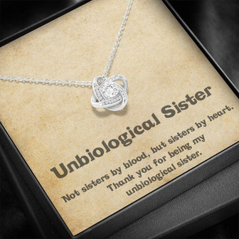 Sister Necklace, Unbiological Sister Necklace, Soul Sister, Sister In Law Necklace, Step Sister Gift, Tribe Necklace, Best Friend Gift, Bff Gift - Thegiftio UK