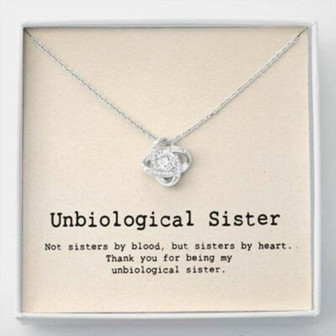 Sister Necklace, Unbiological Sister Necklace , Best Friend Soul Sister Sister-In-Law Gift - Thegiftio UK