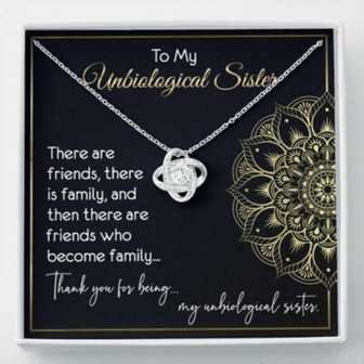 Sister Necklace, Unbiological Sister Necklace, Gift For Best Friend Soul Sister Bridesmaid Bff Sister In Law Mandela - Thegiftio UK