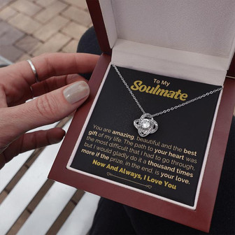 Soulmate - All For Your Love - Love Knot Necklace - Thegiftio UK