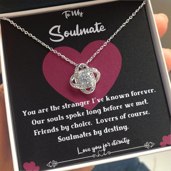Soulmates By Destiny Love Knot Necklace - Thegiftio UK