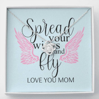 Spread Your Wings And Fly Love Knot Necklace - Thegiftio UK