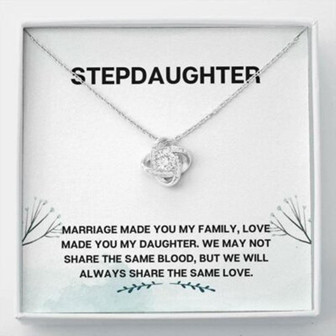 Step-Daughter Necklace, Bonus Daughter, Adopted Daughter, Daughter In Law - Thegiftio UK