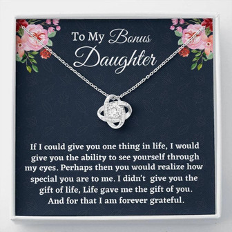 Stepdaughter Necklace, Gift For Stepdaughter, Bonus Daughter Gift, Necklace Birthday Gift From Stepmom Present For Stepdaughter - Thegiftio