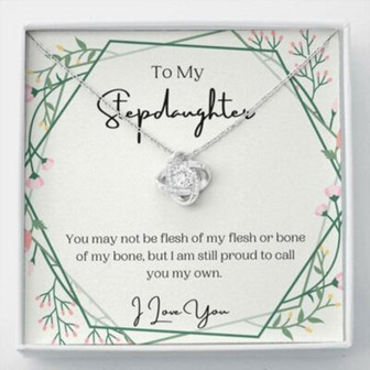 Stepdaughter Necklace, To My Stepdaughter Necklace, Call You My Own, Stepdaughter Birthday Wedding Gift - Thegiftio