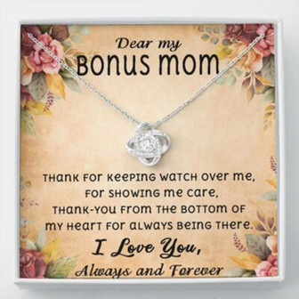 Stepmom Necklace, Bonus Mom Gift Necklace, Gift For Bonus Mom, Stepmom, Stepmother, Second Mom - Thegiftio UK