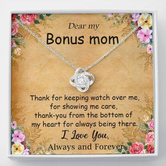 Stepmom Necklace, Bonus Mom Gift Necklace, Mother’S Day Gift, Mothers Day Necklace Gift For Bonus Mom, Bonus Mom Birthday Necklace Gift - Thegiftio UK