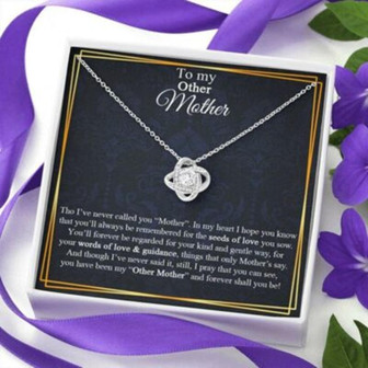 Stepmom Necklace, To My Other Mother Necklace Gift, Bonus Mom Necklace Gift, Necklace For Other Mom - Thegiftio