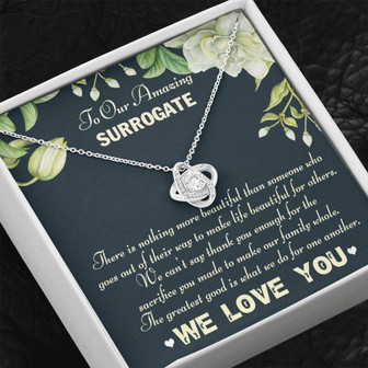Surrogate Necklace, Gift For Surrogate, Surrogate Thank You Gift, Surrogate Pregnancy Appreciation Gift, Surrogate Transfer Day Gift - Thegiftio UK