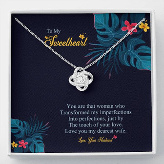 Sweetheart Love Knot Necklace - Thegiftio UK