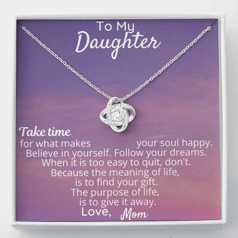 Take Time For - Love Knot Necklace - Thegiftio UK