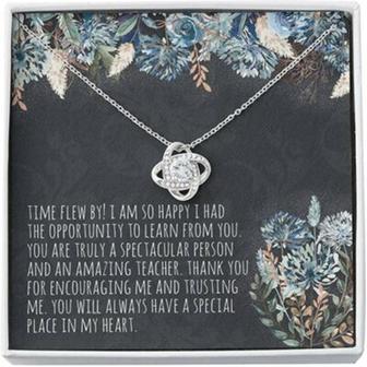 Teacher Appreciation Necklace Gift, Teacher Retirement Gift, Teacher Thank You - Thegiftio UK