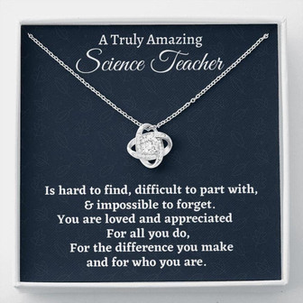 Teacher Necklace, Science Teacher Gift, Appreciation Gift For A Science Teacher, Necklace Gift For Women - Thegiftio