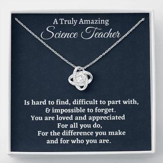 Teacher Necklace, Science Teacher Gift, Appreciation Gift For A Science Teacher, Necklace Gift For Women - Thegiftio UK