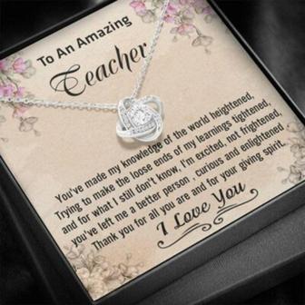 Teacher Necklace, Teacher Appreciation Gift, Gifts For Teacher, Teacher Thank You - Thegiftio UK