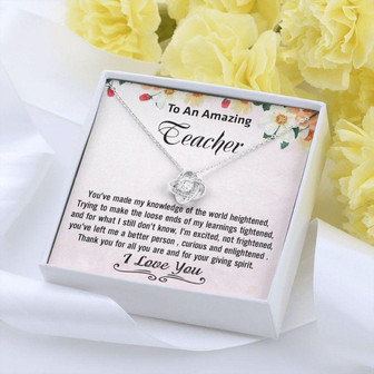 Teacher Necklace, Teacher Appreciation Gift, Teacher Jewelry, Gifts For Teacher, Teacher Thank You - Thegiftio UK